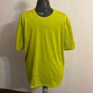 Nike Dri Fit Lime green T-shirt, size Large